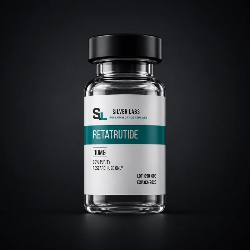 Vial Silver Labs Retatrutide 10MG
