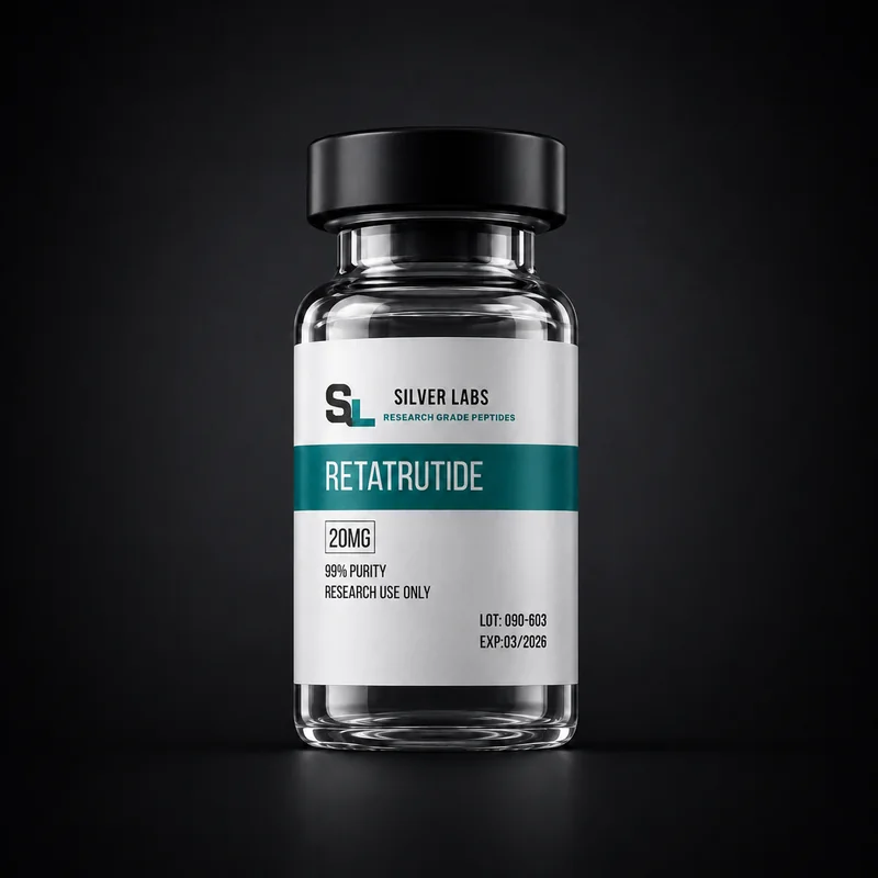 Vial Silver Labs Retatrutide 20MG