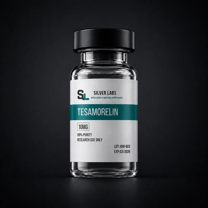 Vial Silver Labs Tesamorelin 10MG