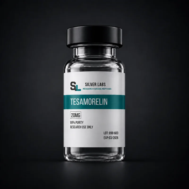 Vial Silver Labs Tesamorelin 20MG