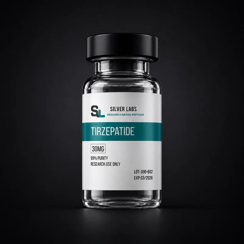 Vial Silver Labs Tirzepatide 30MG