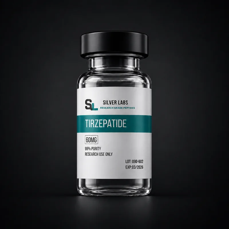 Vial Silver Labs Tirzepatide 60MG